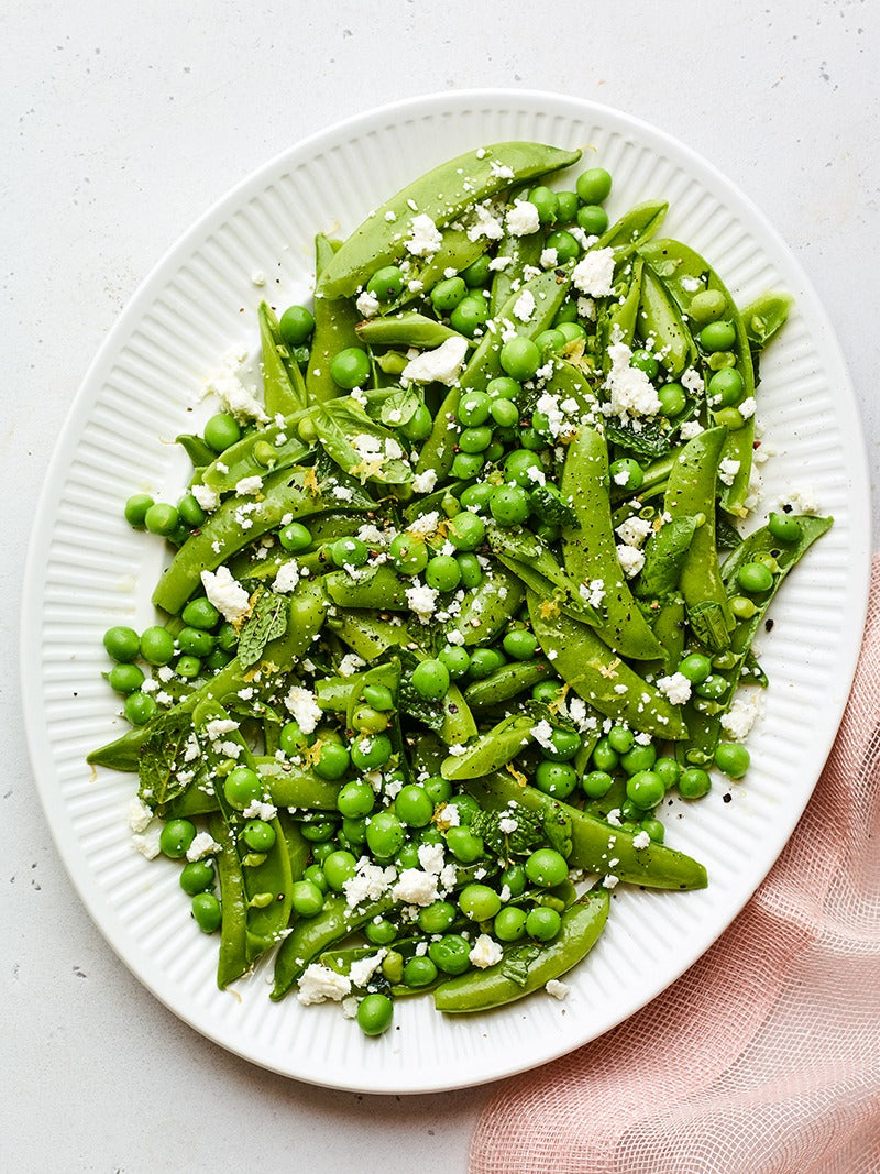Pea Salad with Feta & Mint Recipe