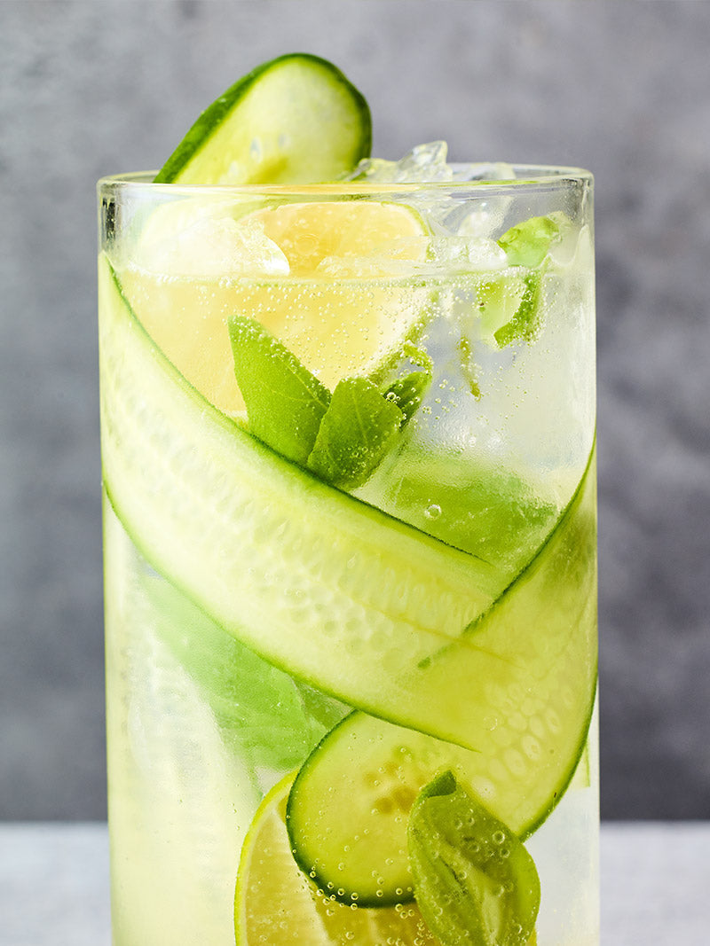 Cucumber Basil Mocktail Recipe