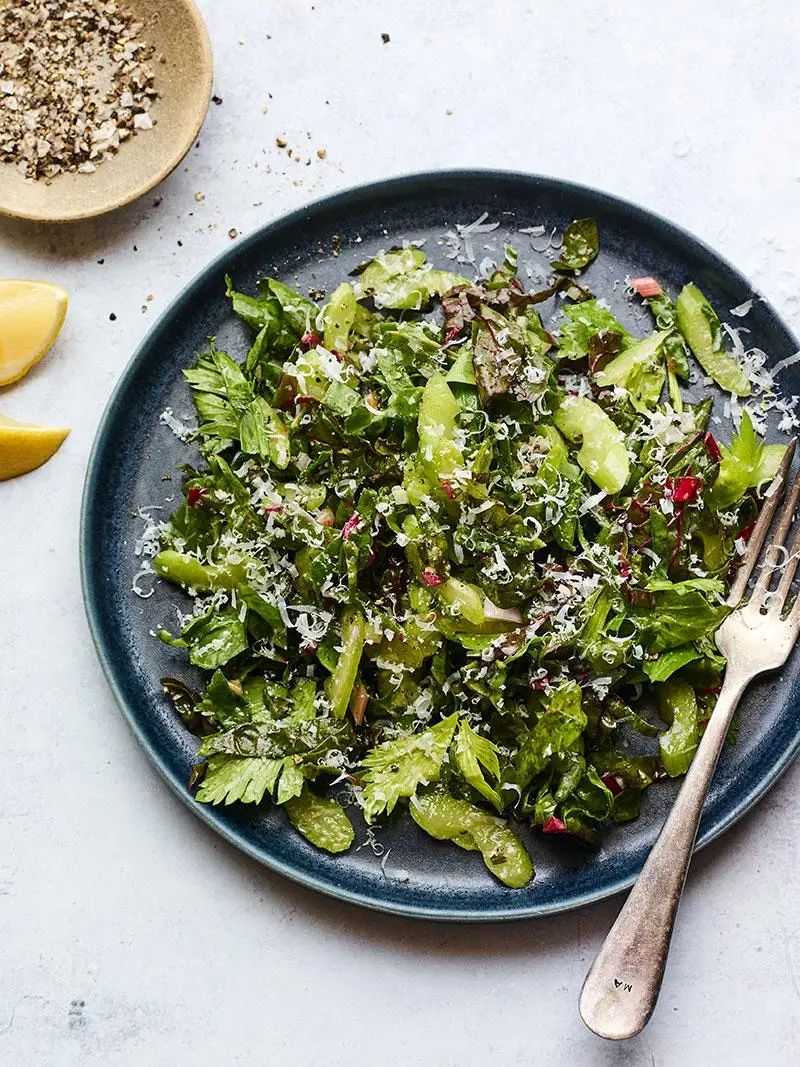 Swiss Chard & Celery Salad Recipe