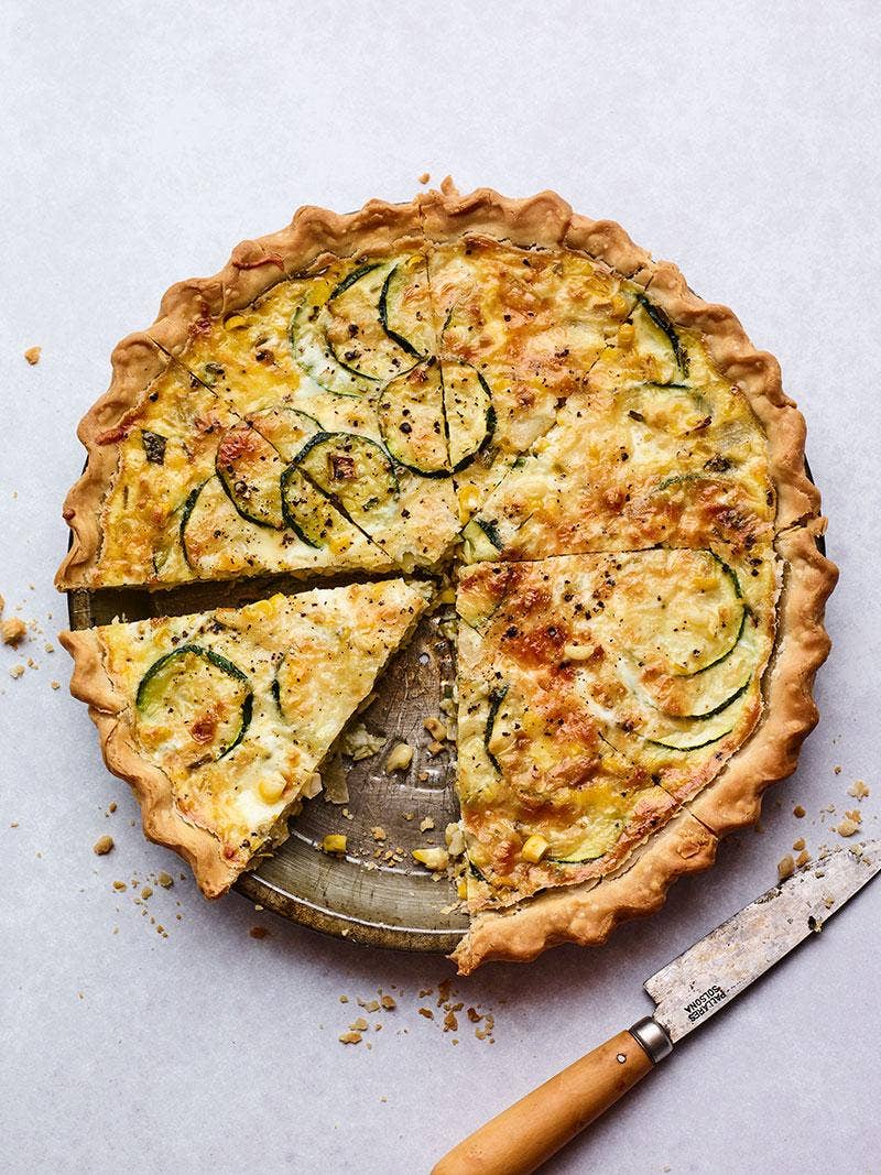 Corn & Zucchini Pie Recipe