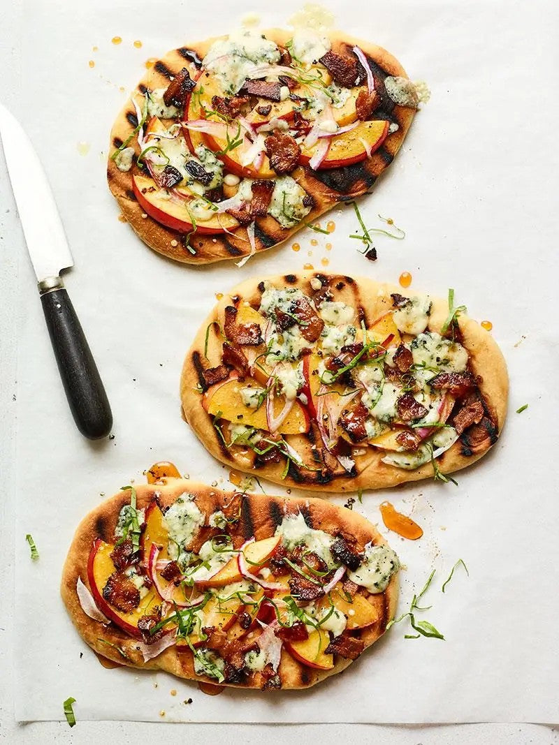 Grilled Nectarine Flatbread Recipe
