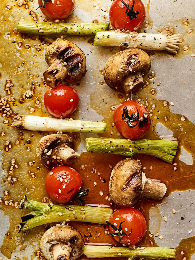 Sesame Vegetable Kabobs Recipe