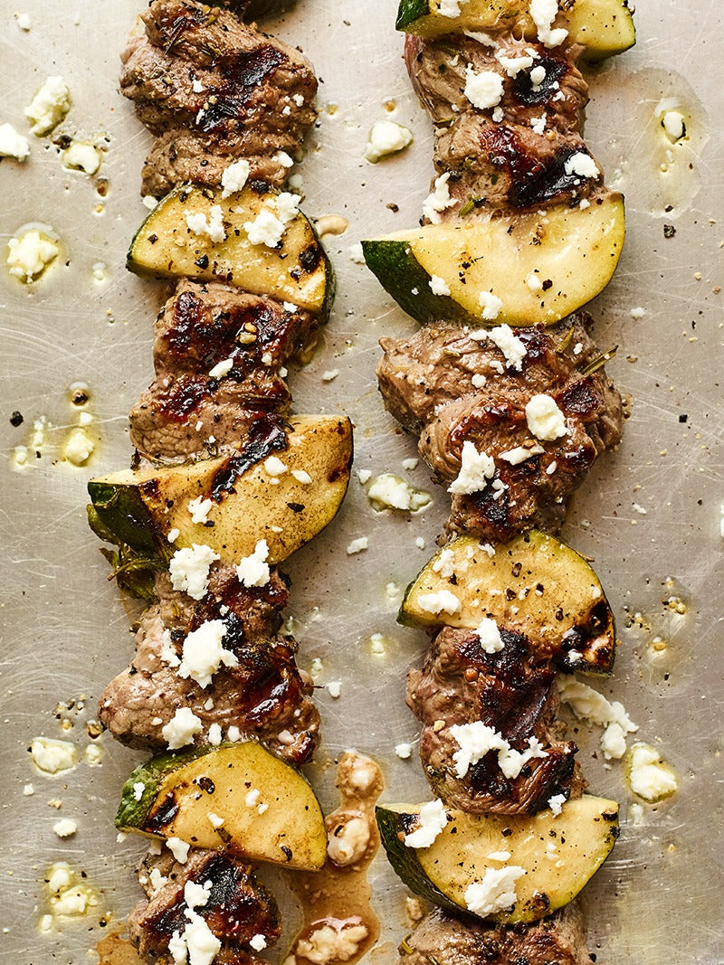 Lamb Zucchini Kabobs Recipe