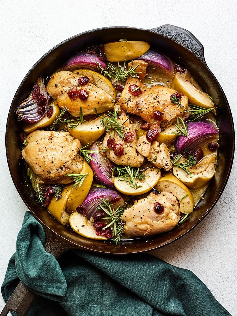 Cranberry Apple Chicken Thighs Recipe