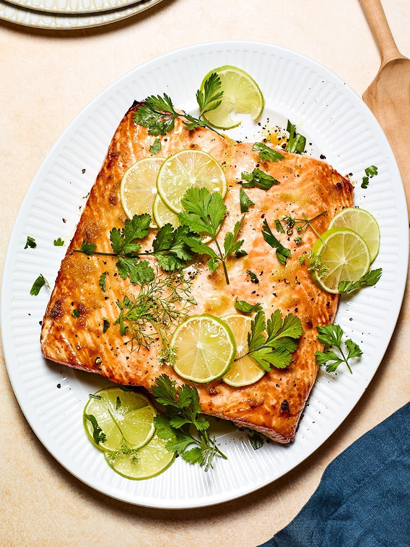 Honey & Lime Baked Salmon Recipe