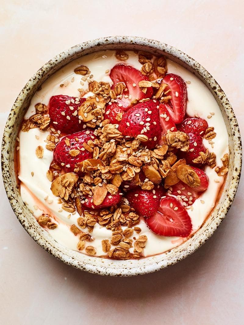 Maple Roasted Strawberries Recipe