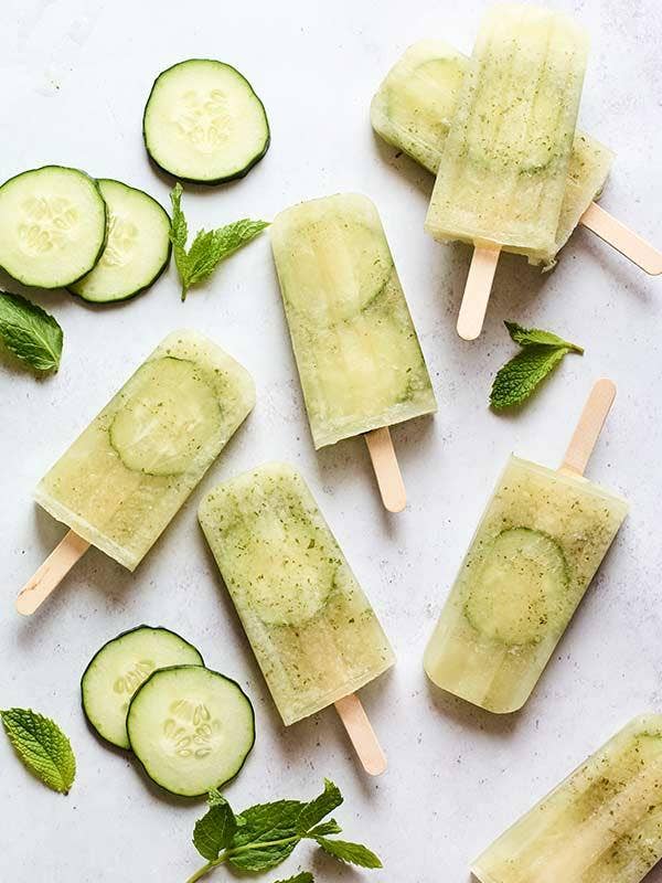 Cucumber Mint Pops Recipe