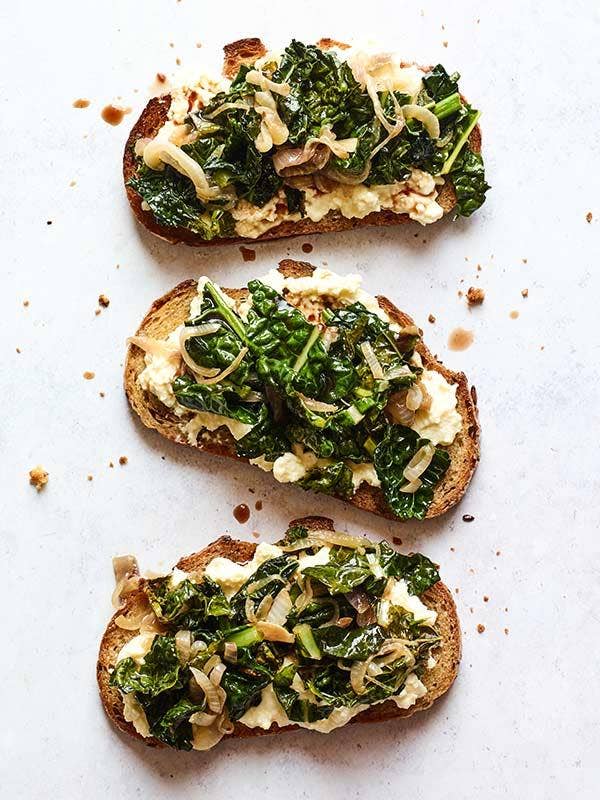 Kale & Ricotta Toast Recipe