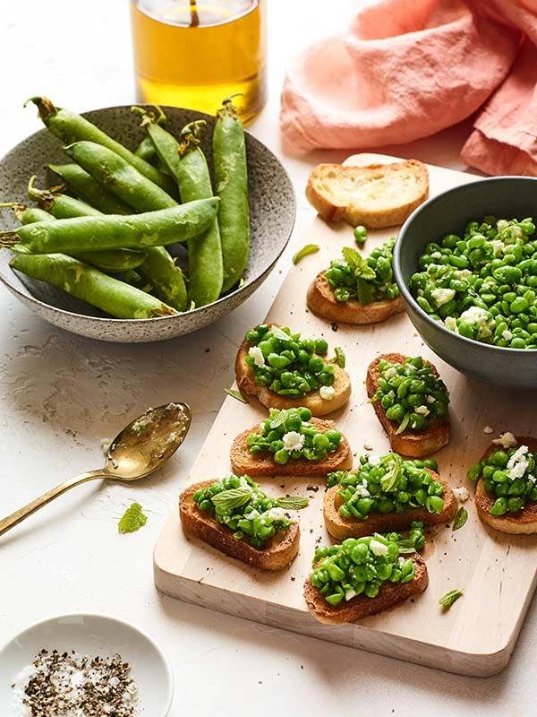 Pea Crostini Recipe