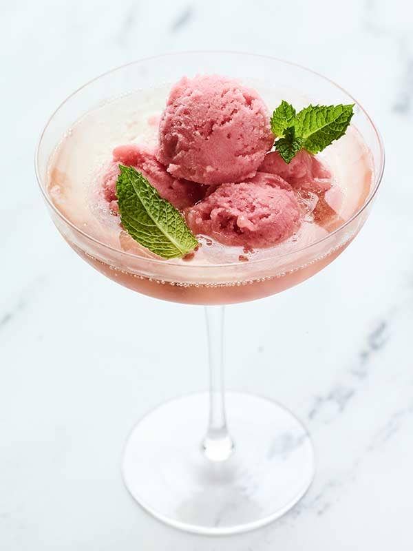 Sorbet Champagne Cocktail Recipe