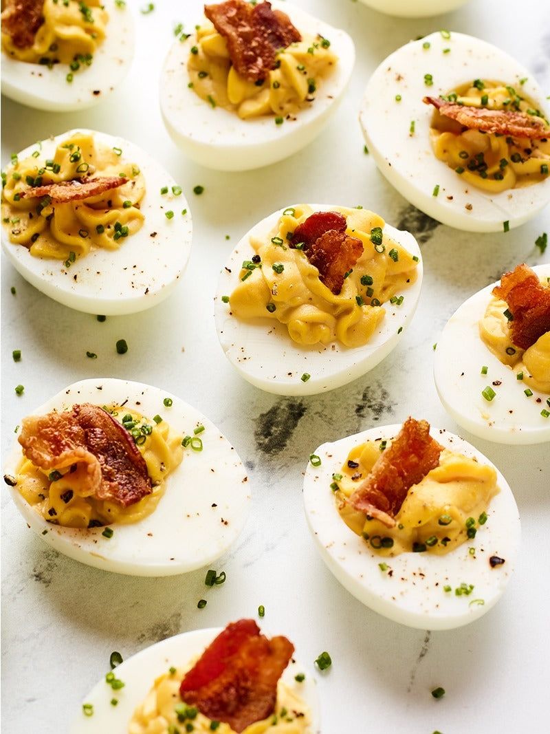 Mustard & Chive Deviled Eggs Recipe