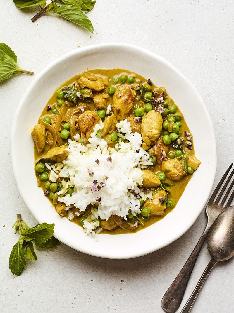 Thai Basil Coconut Chicken Curry Recipe