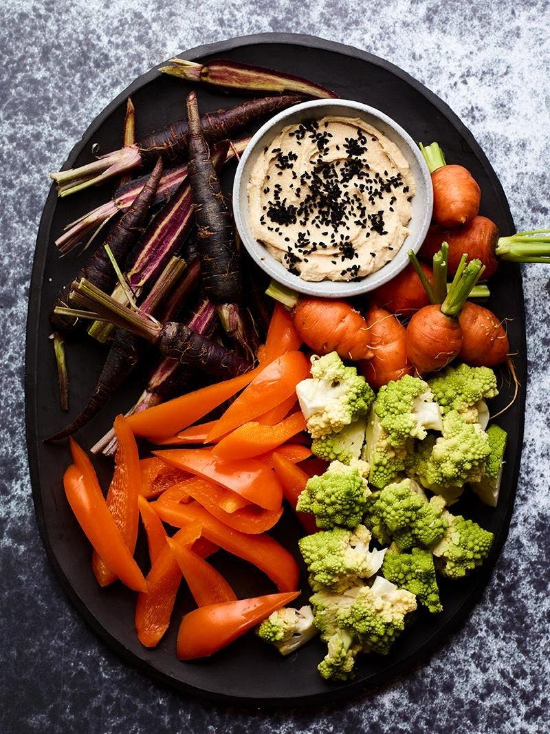 Halloween Hummus Platter Recipe