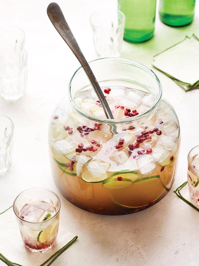 Lime Pomegranate Punch Recipe