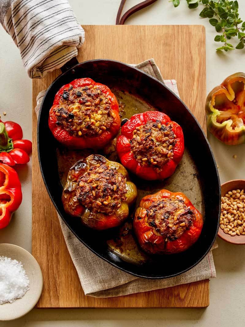 Mediterranean Stuffed Peppers Reciope