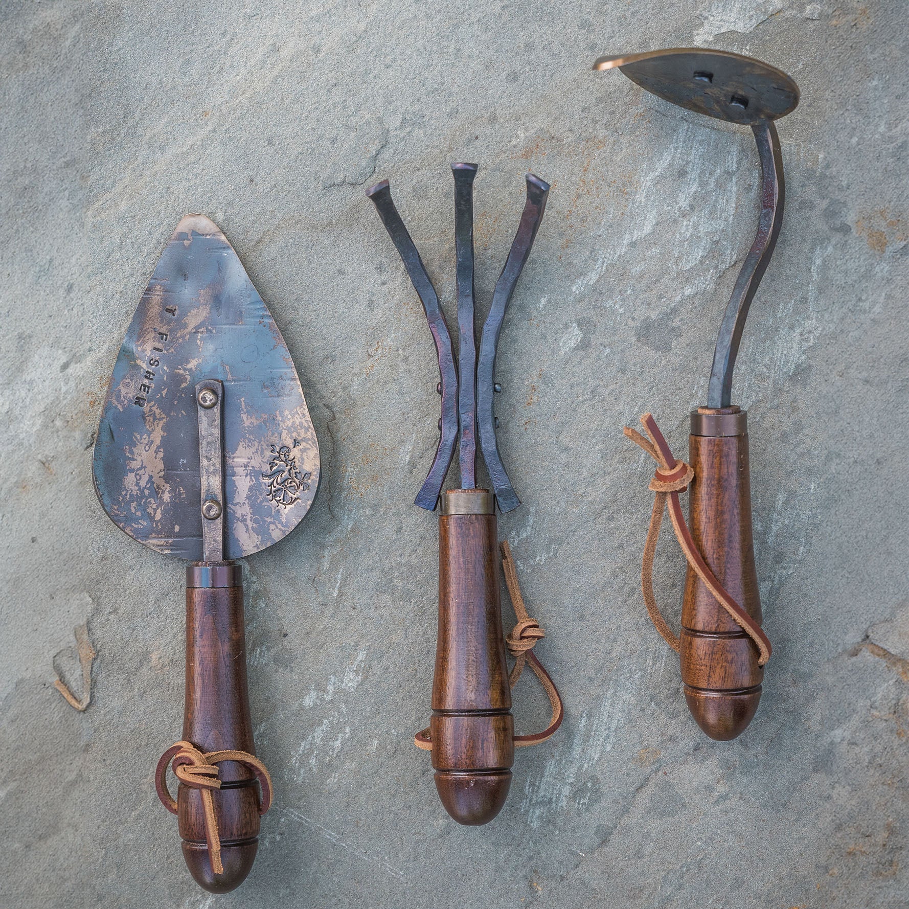 Unique Black Walnut Hand Forged Tools