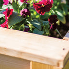 Elevated Planter Box with Shelf