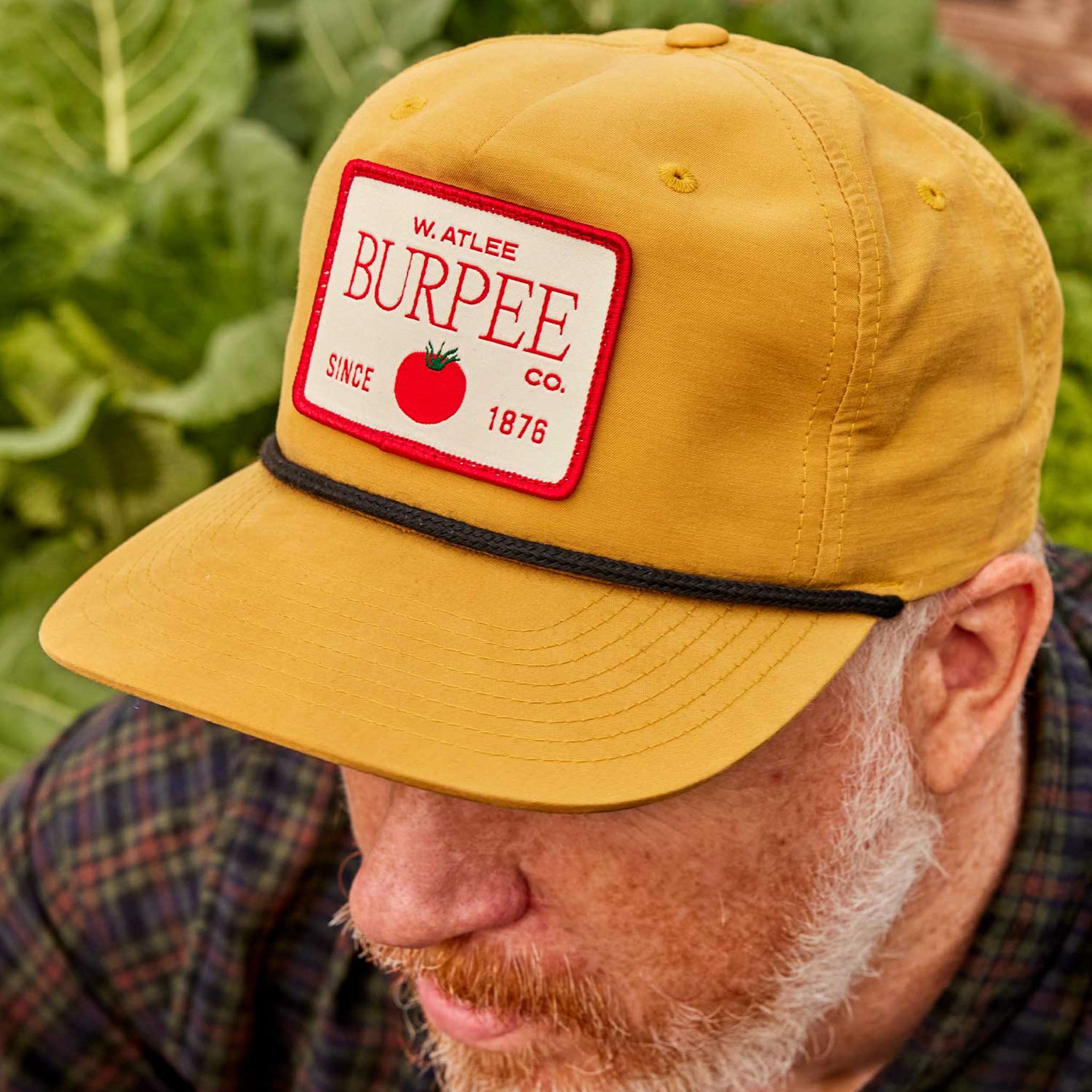 Biscuit Vintage Flat Snapback Hat - Burpee Sunflower