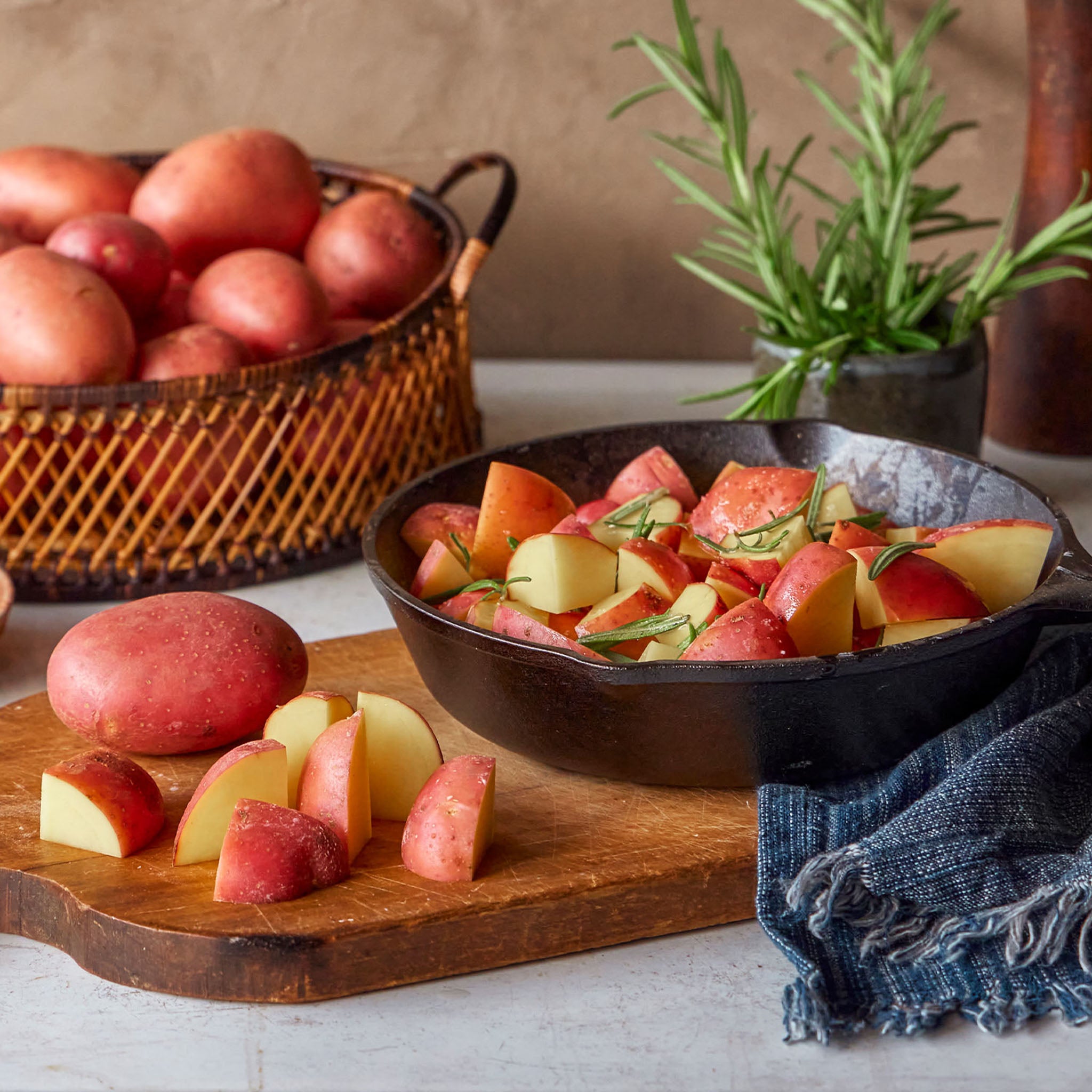 Baltic Rose Potato Tubers