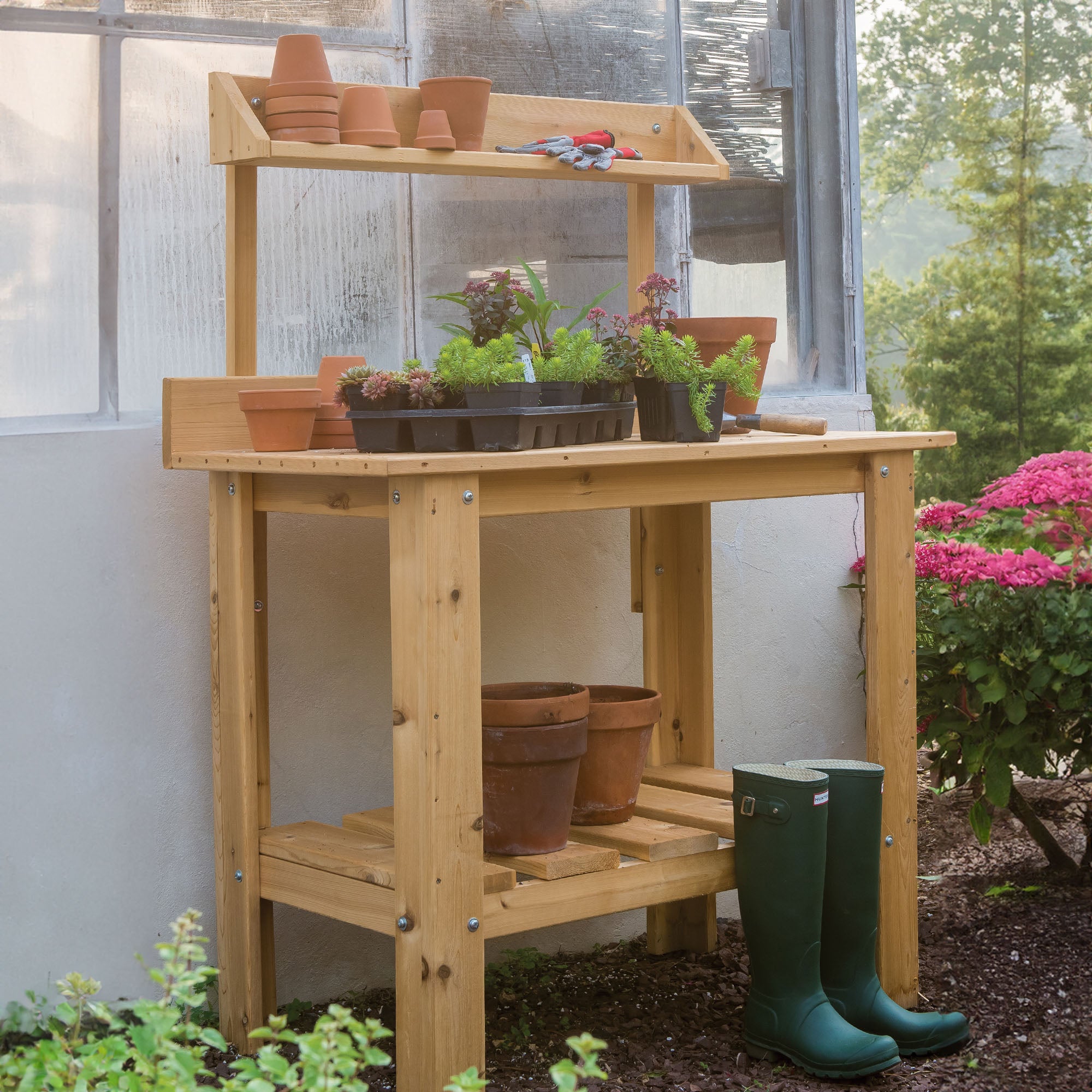 Premium Cedar Potting Table