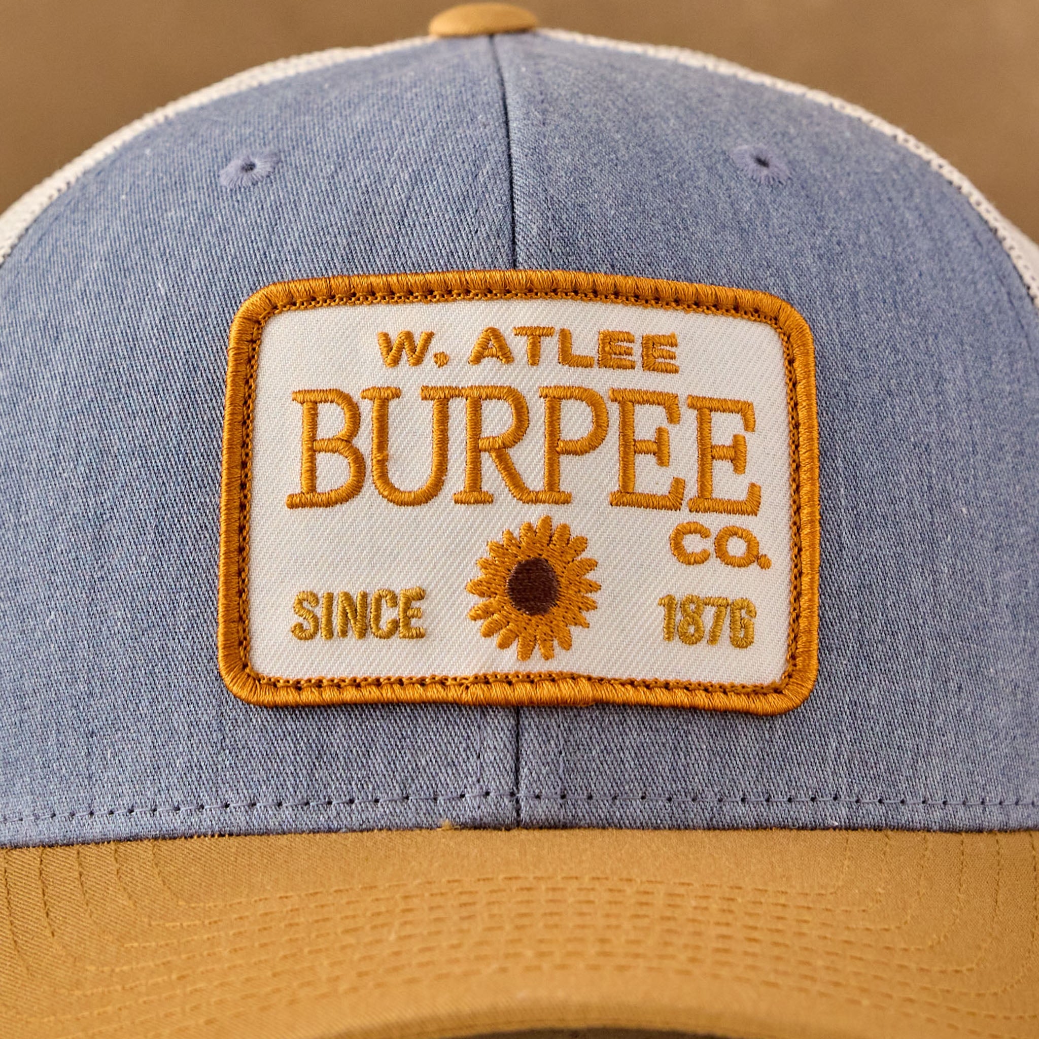 Biscuit Traditional Trucker Hat - Burpee Sunflower