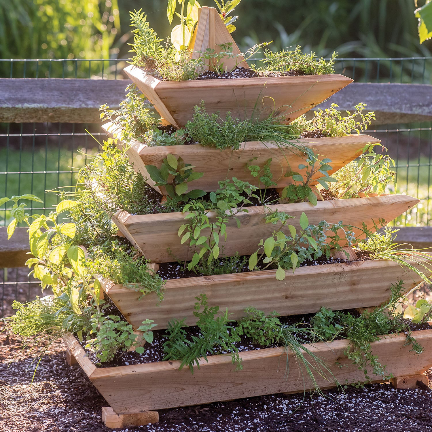 Plant Pyramid Raised Planters