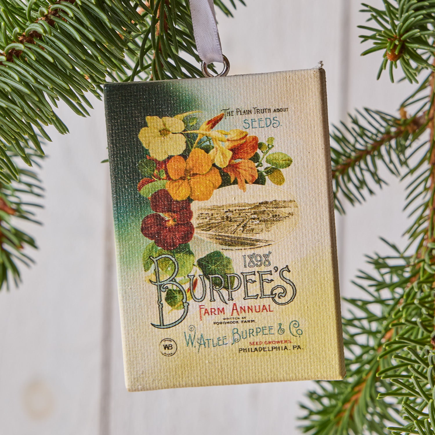 Vintage 1898 Seed Catalog Cover Ornament
