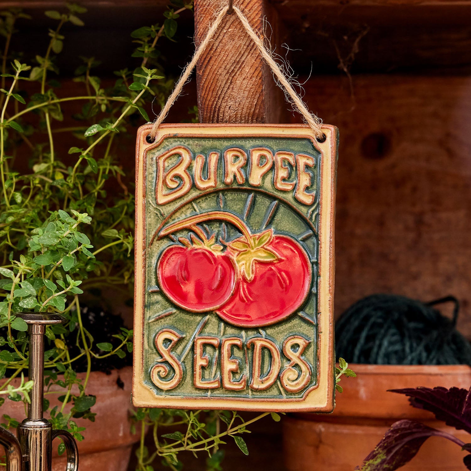 Burpee Tile Ornament