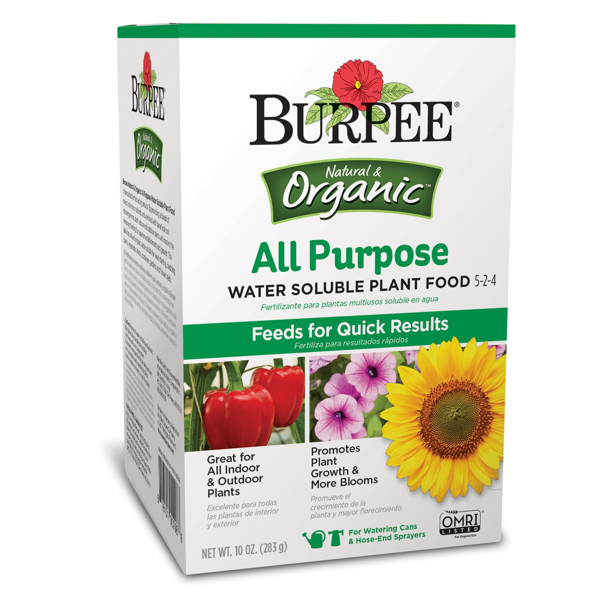 Burpee Organic All Purpose Water Soluble Plant Food 5-2-4