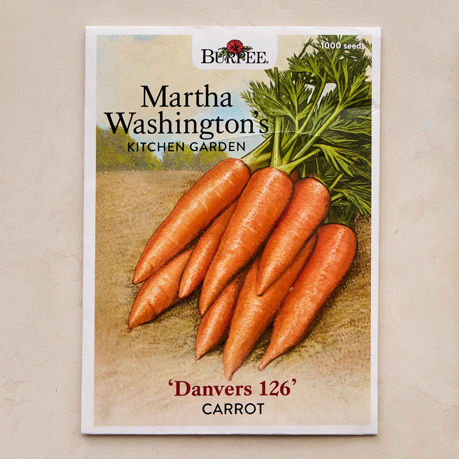 Danvers 126 Carrot Seeds - Martha Washington's Kitchen Garden