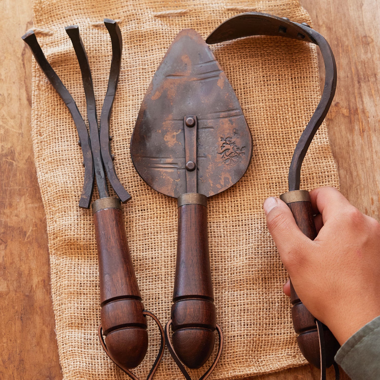 Unique Black Walnut Hand Forged Tools