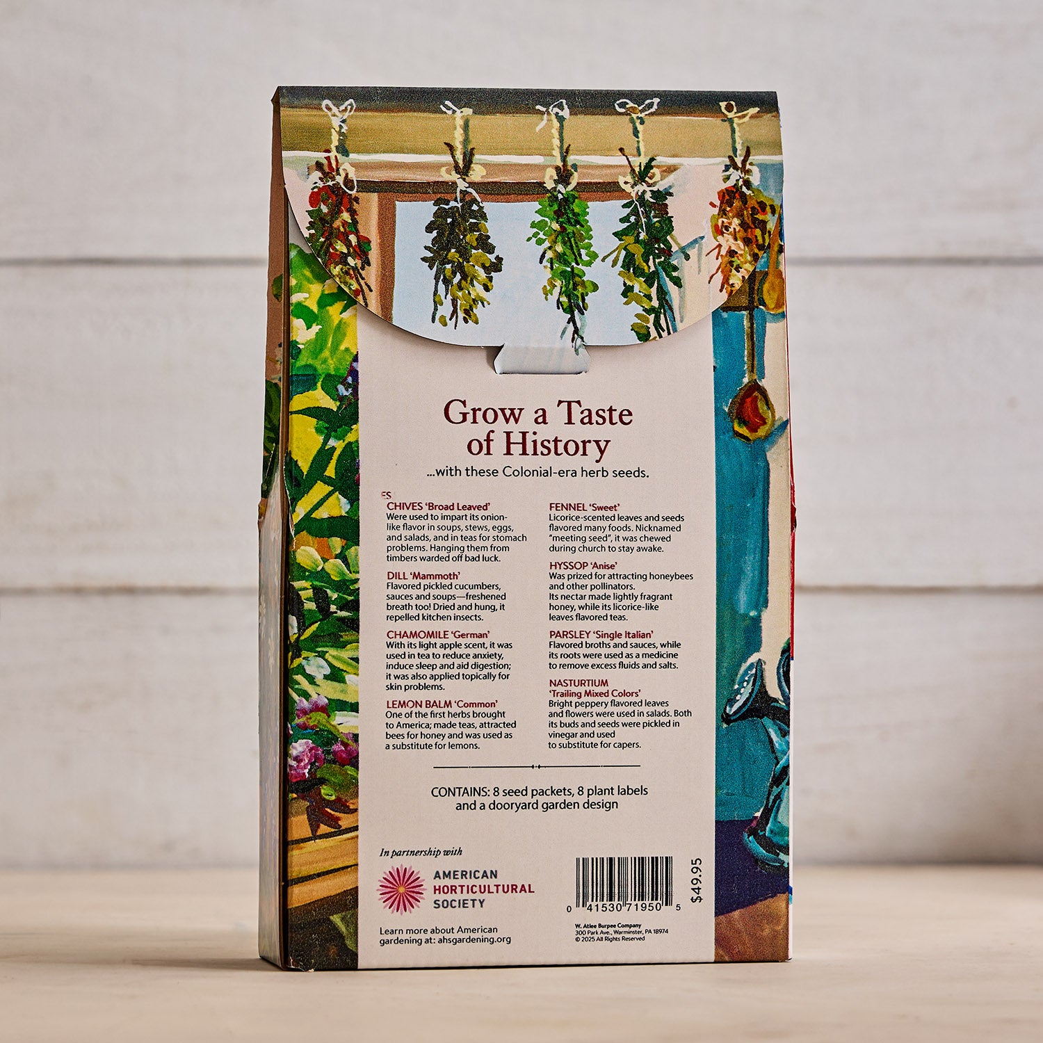 A Colonial Dooryard Herb Garden