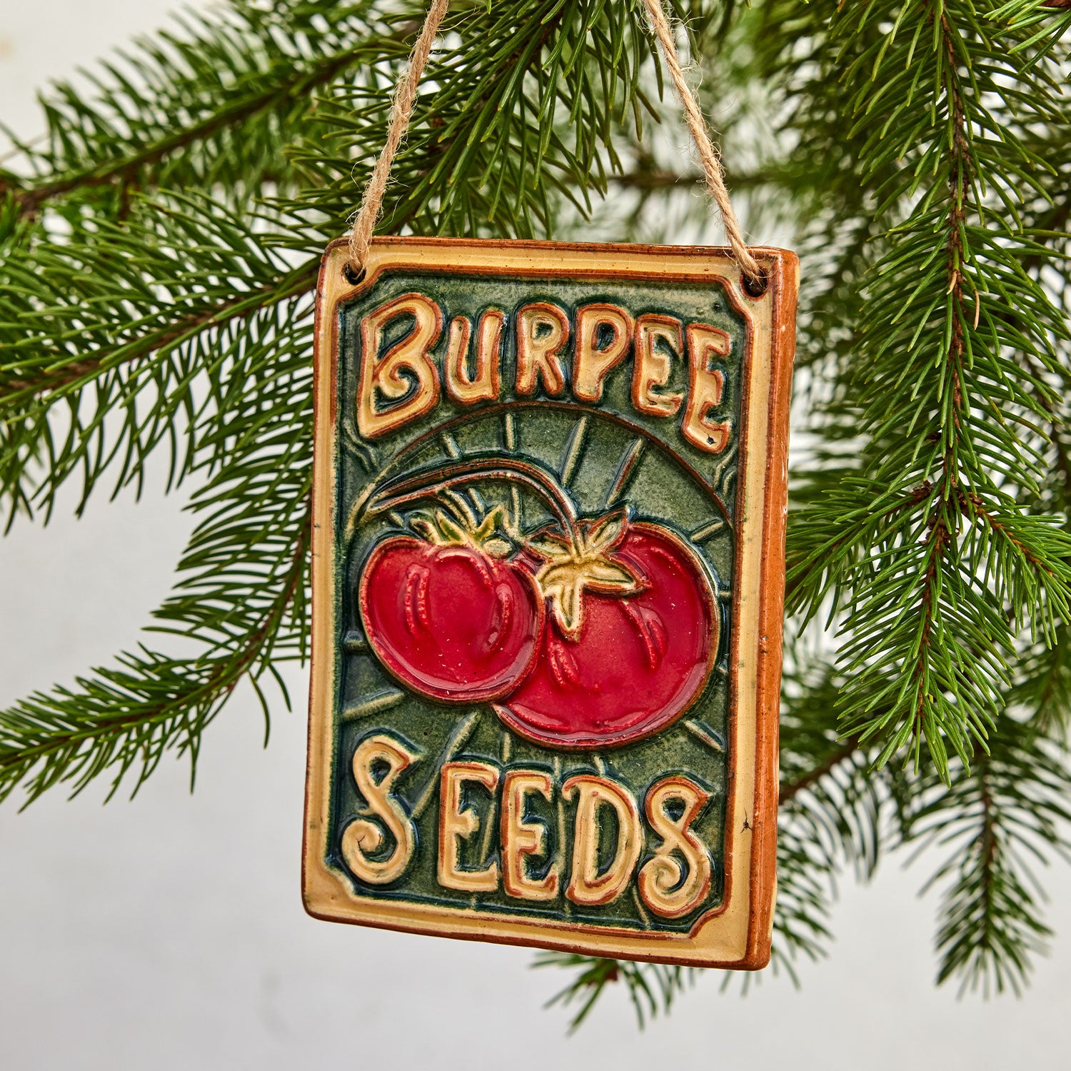 Burpee Tile Ornament