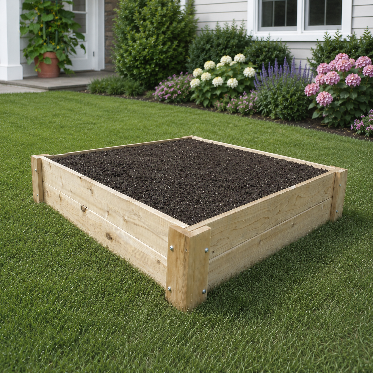 Cedar Raised Garden Bed Kit