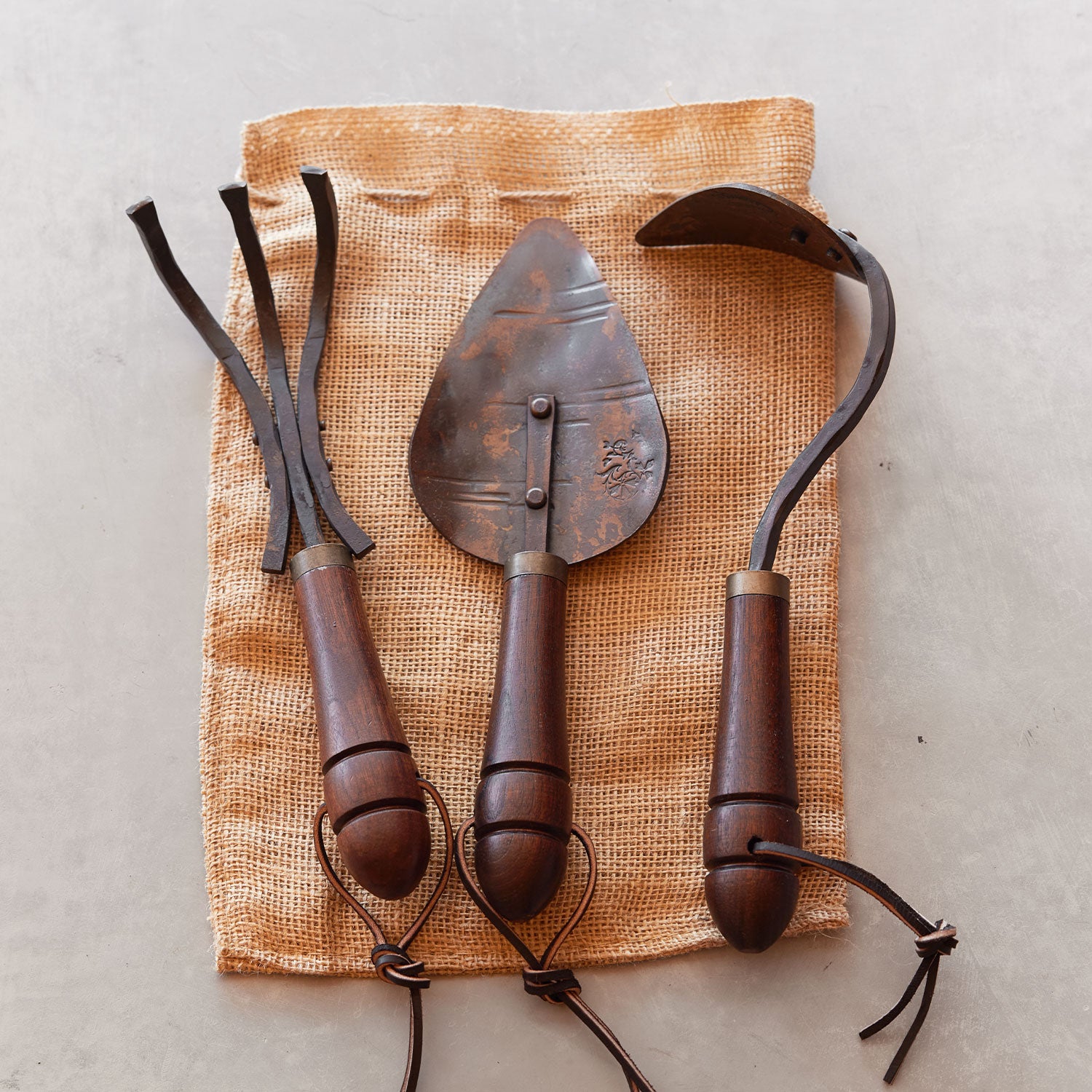 Unique Black Walnut Hand Forged Tools