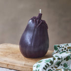 Black Beauty Eggplant Beeswax Candle