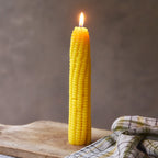 Golden Bantam Corn Beeswax Candle