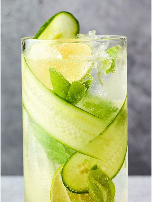 Cucumber Basil Mocktail